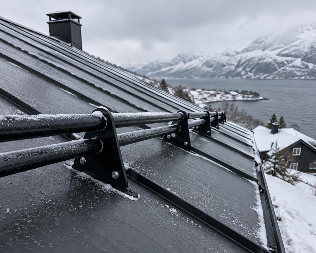 Snøfangere og taksikring